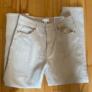 BNWT H&M Tan Mom Jeans